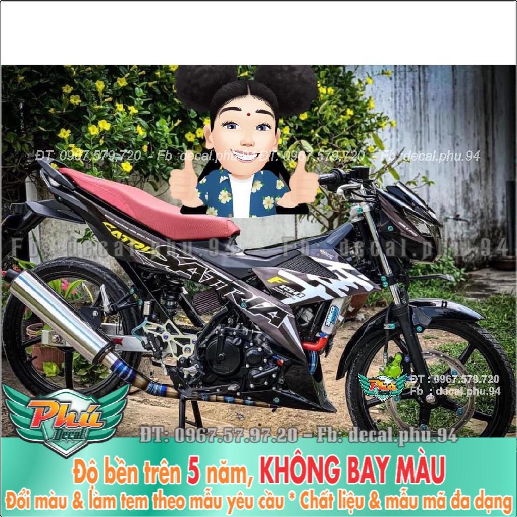 Tem Rời Satria xám đen hayabusa (K) -1