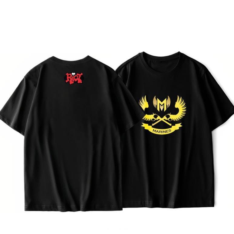 Siêu giẻ Áo thun unisex gaming LOL Garena Marines v.2 esports nam nữ tay ngắn