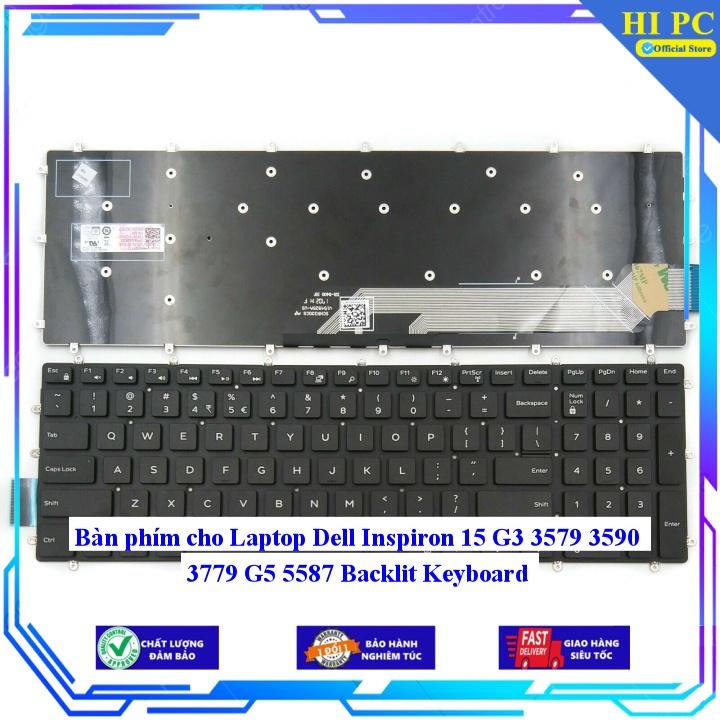 Bàn phím cho Laptop Dell Inspiron 15 G3 3579 3590 3779 G5 5587 Backlit Keyboard - Phím Zin - Hàng Nhập Khẩu