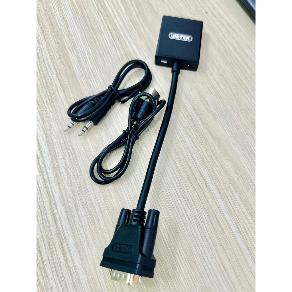 Cáp chuyển VGA qua HDMI Unitek V112ABK - HÀNG CHÍNH HÃNG