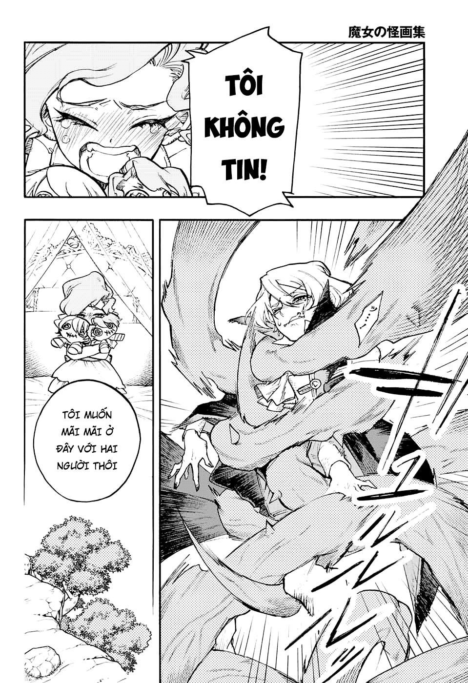 những bức họa quái dị của phù thủy chapter 17.2 12