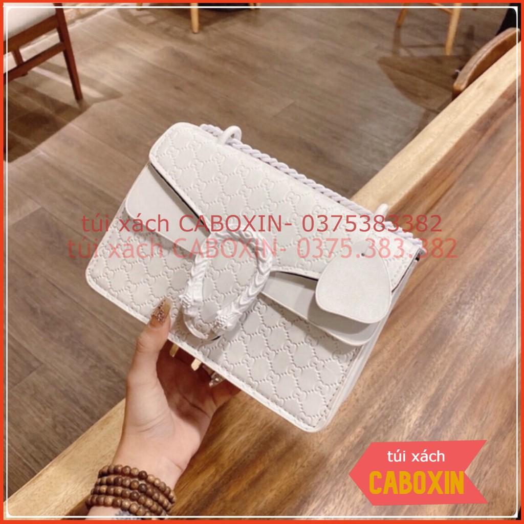 Túi xách đeo chéo đầu rồng phụ kiện màu - túi xách CABOXIN