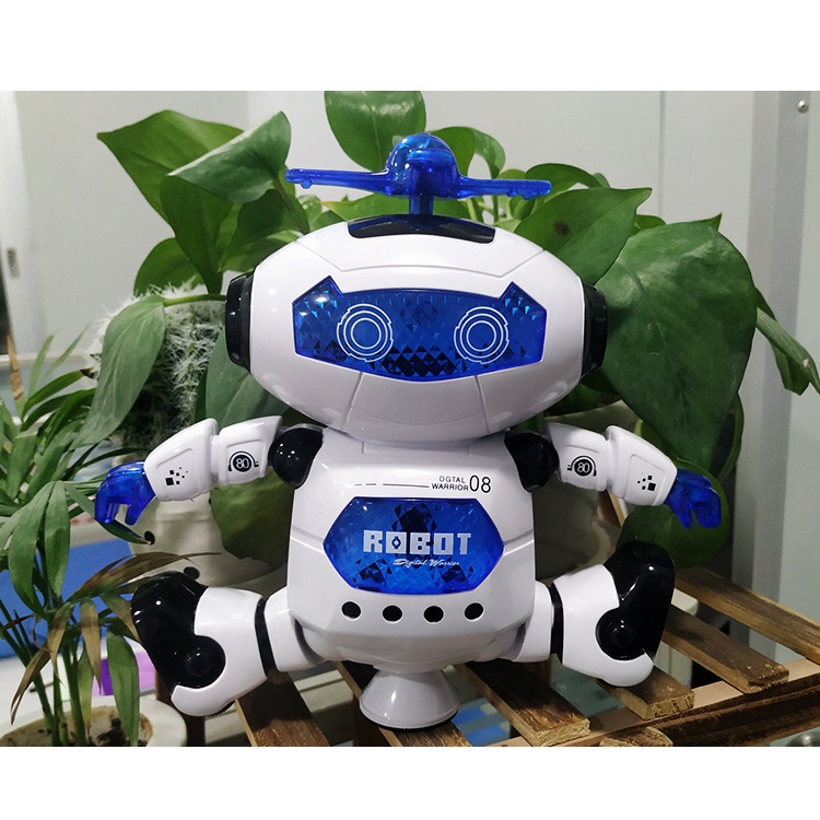 Đồ Chơi Robot vũ trụ, Robot nhảy múa, bộ đồ chơi robot di chuyển biết nhảy theo điệu nhạc
