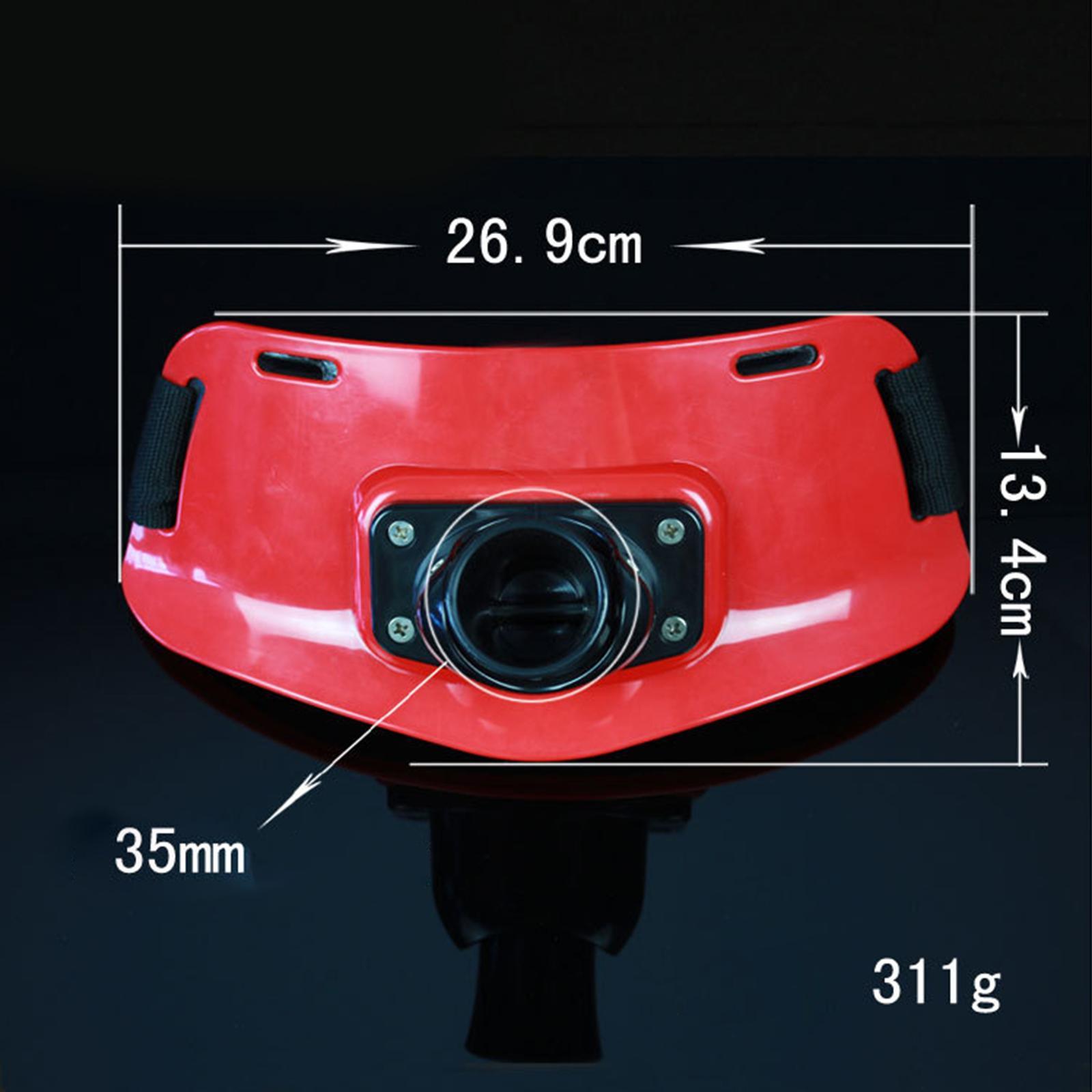 Fishing Waist Rod Holder ABS  Seawater Tackle Padded Red and Black