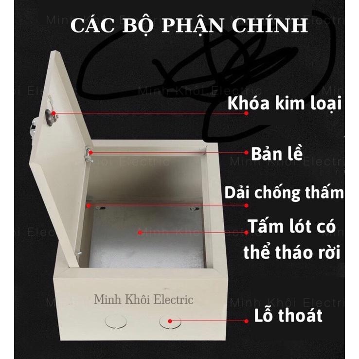 Tủ điện ngoài trời khóa bật sơn tĩnh điện , vỏ tủ điện công nghiệp ngoài trời các loại