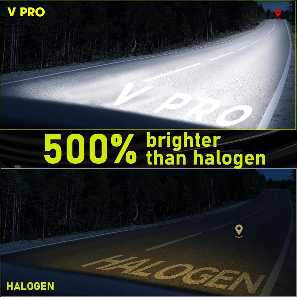 Bóng Đèn LED VF3 pha xa, pha gần, pha cos - Trắng 6000K 160W 22000LM công suất chuẩn - Loại tốt 180W