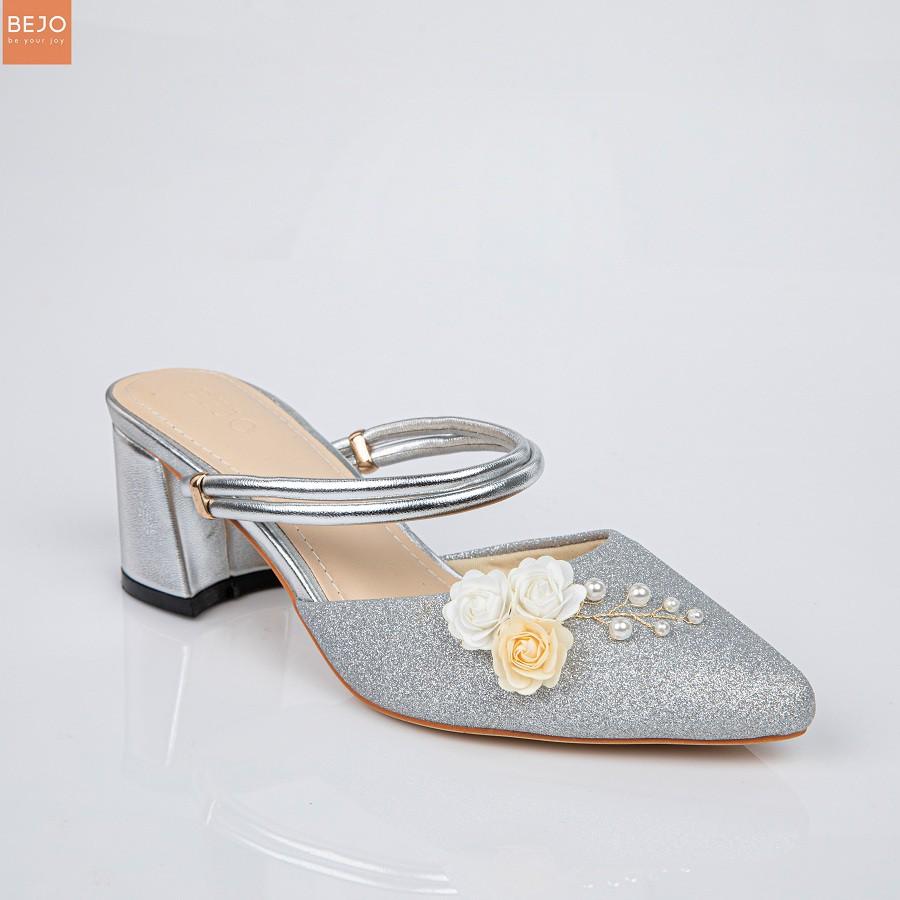 GIAFY CƯỚI - GIÀY CÔ DÂU BEJO H43 3HOA - WEDDING SHOES