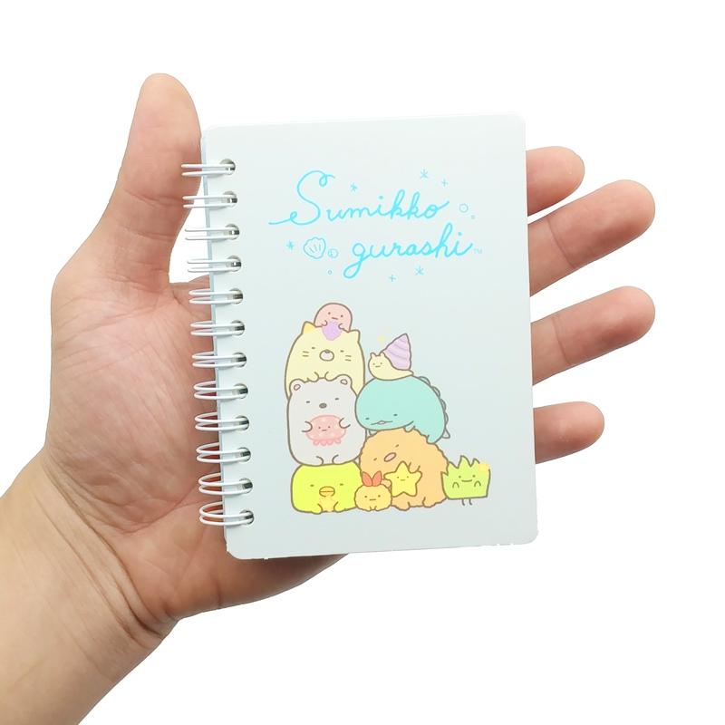 Sổ Lò Xo Bỏ Túi Kẻ Ngang Sumikko Gurashi - Magic Channel SG-01-175-B - Màu Xanh Da Trời