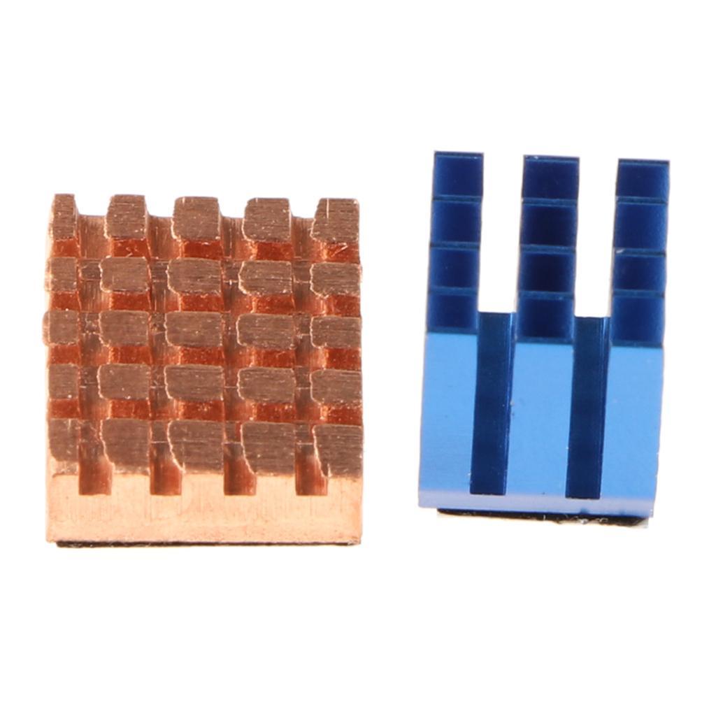 Copper Aluminium Cooling Heat Sinks with Thermal Pad for Pi