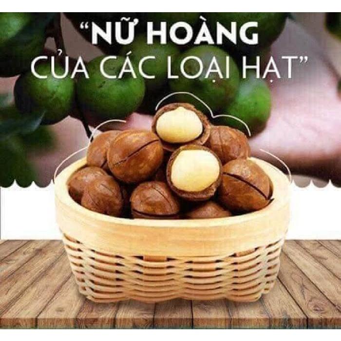 HẠT MACCA TÚI ZIP 500GR HÚT CHÂN KHÔNG KÈM KHUI HẠT