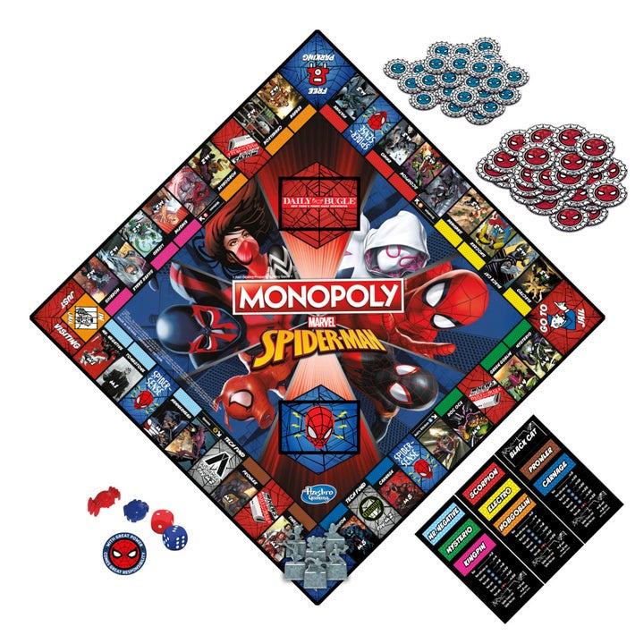 Cờ tỷ phú chủ đề người nhện Monopoly Marvel Spider-Man