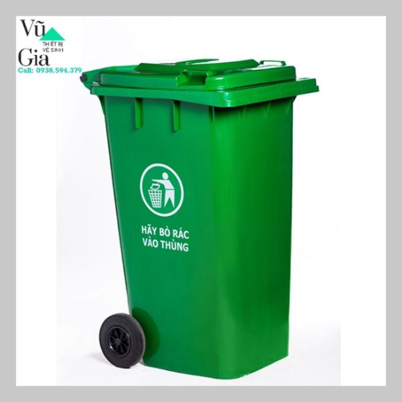 Thùng rác nhựa công cộng 120L, Thùng rác ngoài trời