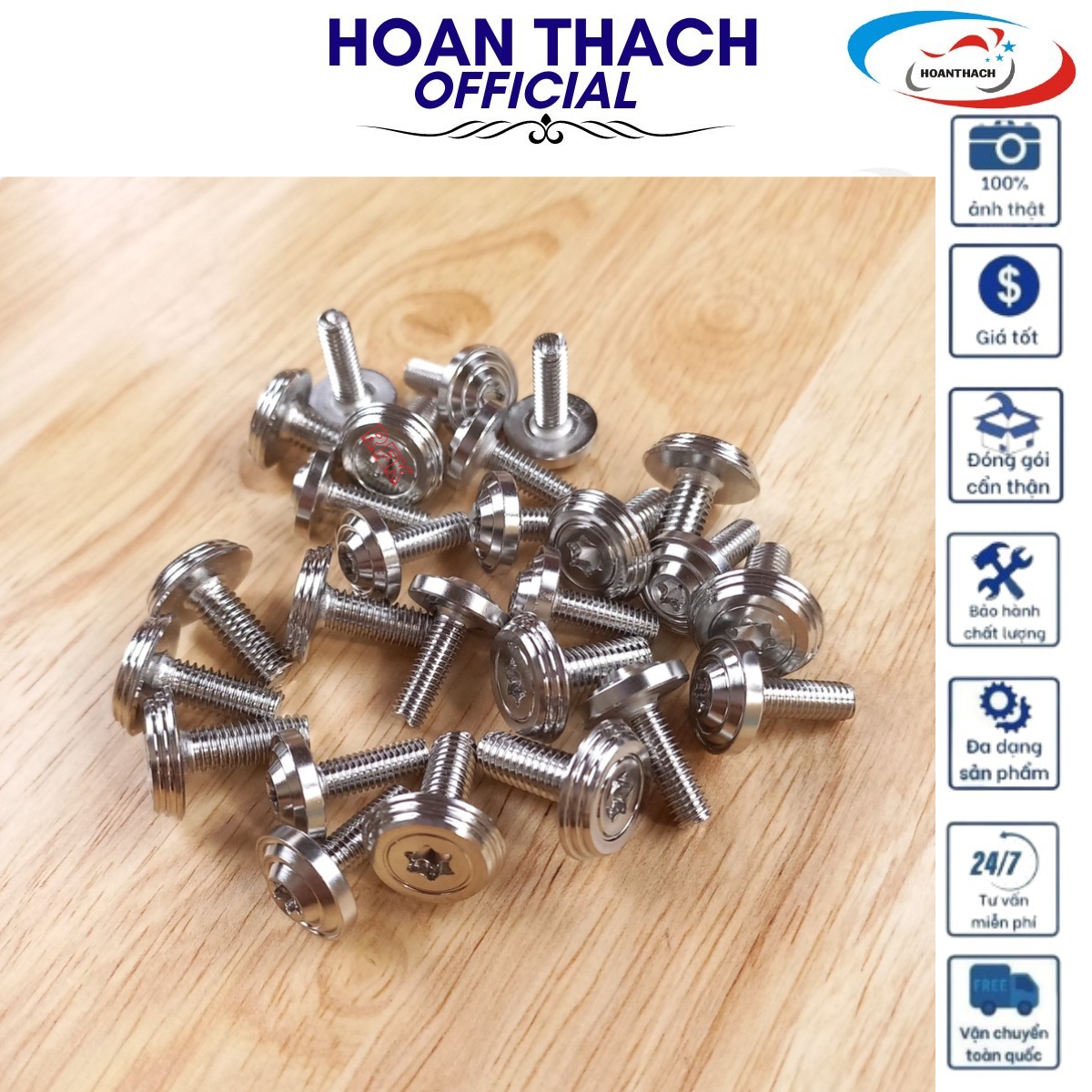 Bộ Ốc Áo Mẫu Thái Inox 304 cho xe máy Winner X ( 26 con ), HOANTHACH SP017386