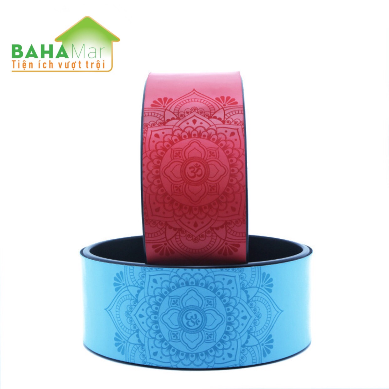 BÁNH XE YOGA - DỤNG CỤ TẬP HỖ TRỢ CÁC TƯ THẾ YOGA GIẢM ĐAU VÀ GIẢM EO &quot;BAHAMAR&quot; Hỗ trợ tập các tư thế Yoga trải dài và uốn, cải thiện linh hoạt và cân bằng và làm giảm căng thẳng.