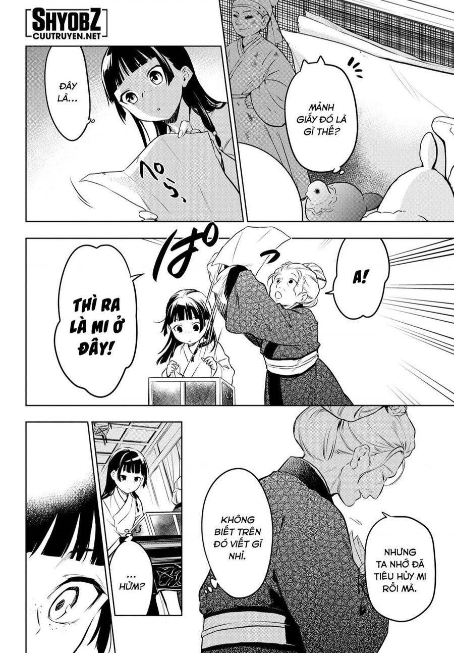 Dược Sư Tự Sự - Nhật ký giải mã bí ẩn chốn Hậu cung của Maomao chapter 56 22