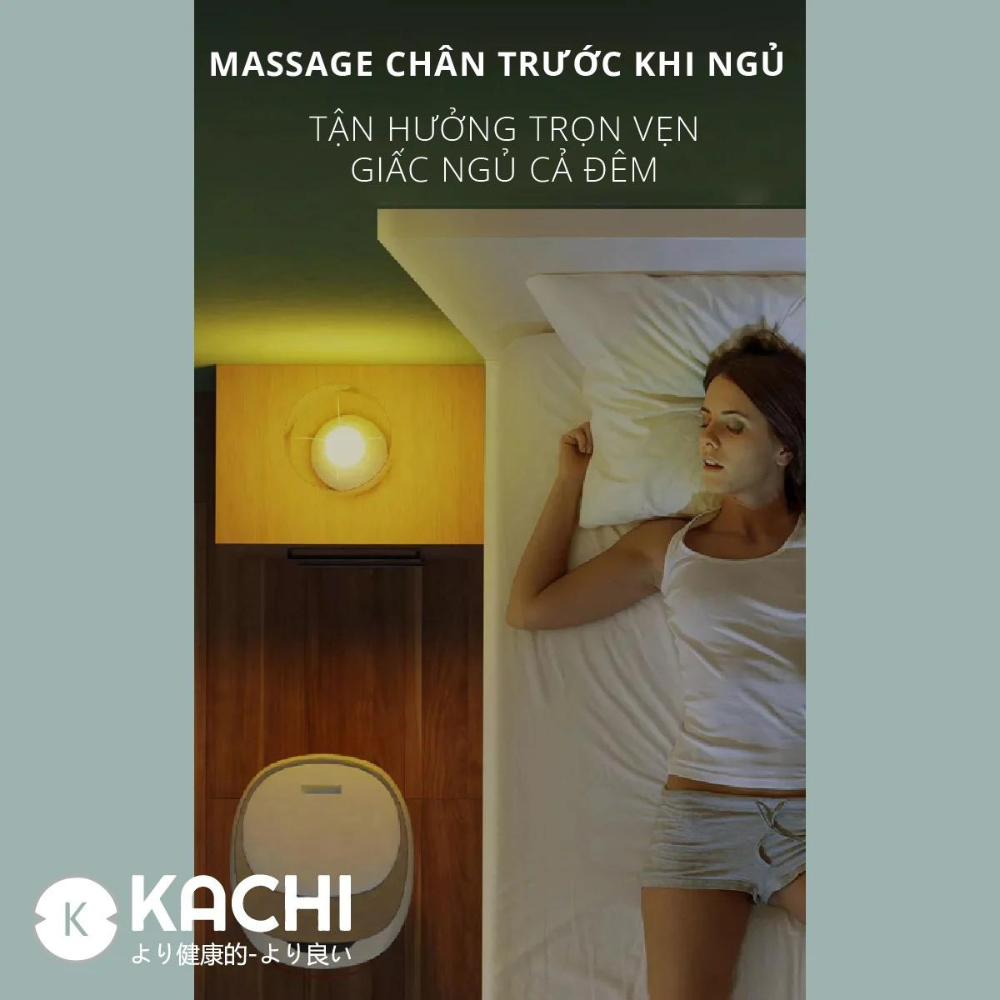 Bồn ngâm chân hồng ngoại xếp gọn Kachi MK344