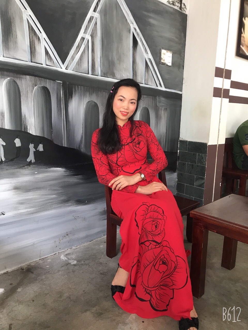 ÁO DÀI IN HỌA TIẾT HOA 3D KÈM QUẦN- BY2072 CÓ SIZE LỚN