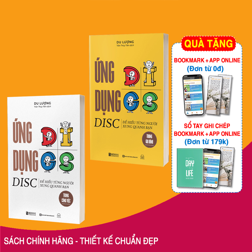 Combo 2 Cuốn Sách Ứng Dụng Disc Để Hiểu Từng Người Xung Quanh Bạn Trong Công Việc Và Gia Đình - Lẻ, Combo Tuỳ Chọn - Combo 2 Cuốn