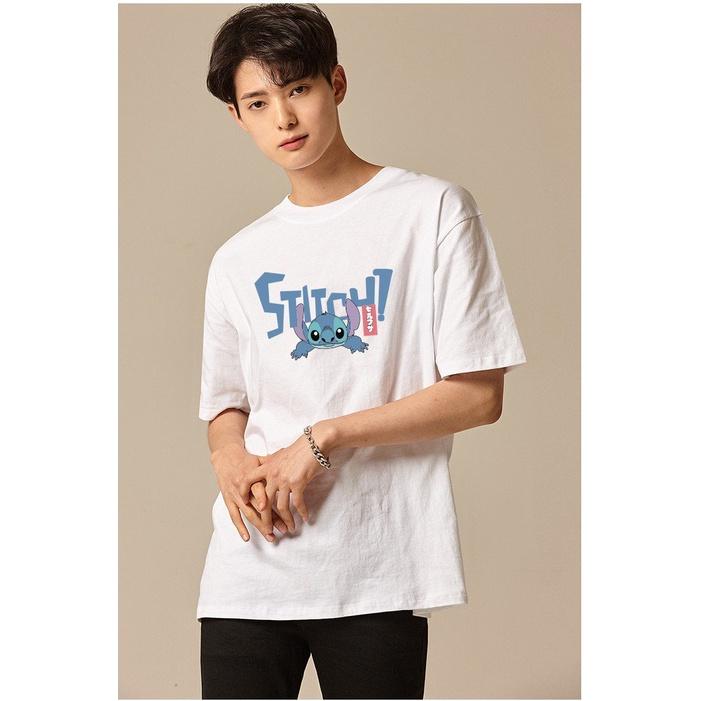 Áo Thun Unisex Tay Lỡ Form Rộng - Stitch