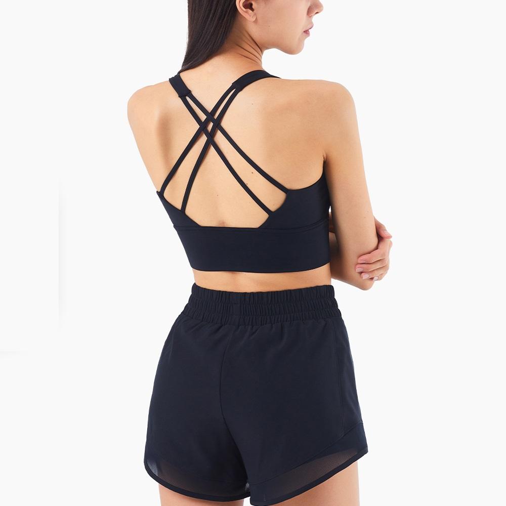 Tập Thể Dục Chạy Thể Thao Yoga Áo Thun Top Áo Ngực Thể Thao Nữ Tập Gym Quần Áo Chéo Vẻ Đẹp Gợi Cảm Lưng Nữ Mùa Hè Đẩy Lên quần Lót