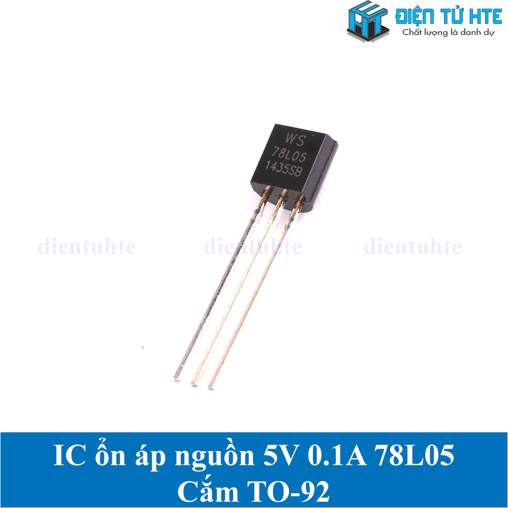 Bộ 10 IC ổn áp nguồn 5V 0.1A 78L05 7805 TO-92