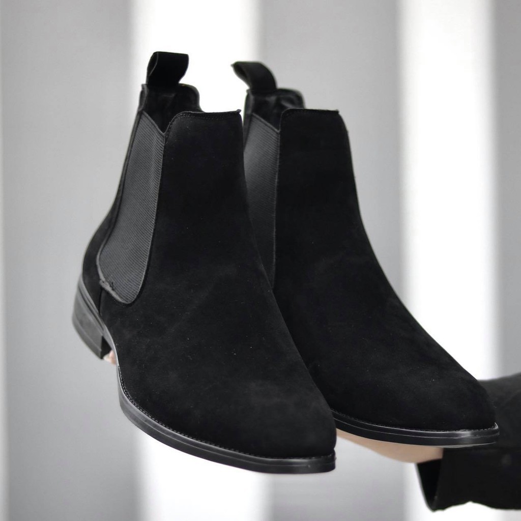 Giày Chelsea Boots Nam Da Lộn Cao Cấp, Thời Trang Phong Cách