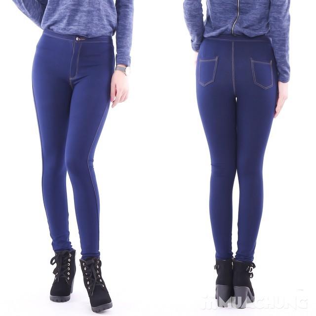 Quần Legging giả jean 4 túi có size 5XL cho bạn dưới 80 kg