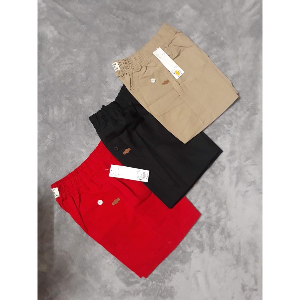 Quần short kaki nữ (quần đùi kaki nữ) lưng thun