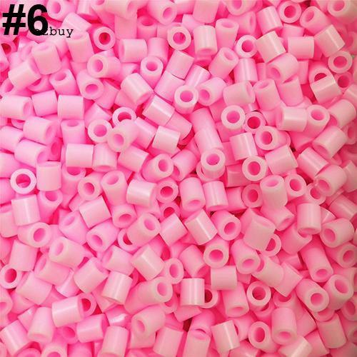 Bộ 1000 hạt cườm bằng nhựa kích thước 5mm thân thiện môi trường cho trẻ em