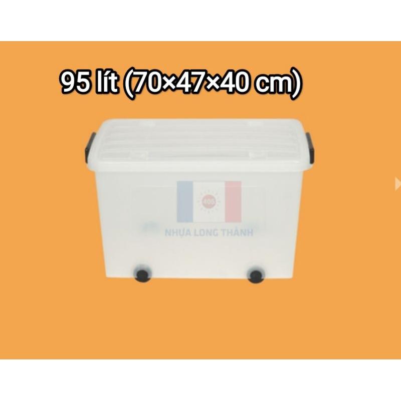 Thùng nhựa trong 95 lít