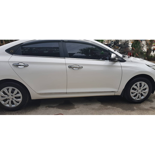 Bộ 4 miếng nẹp sườn HUYNDAI ACCENT 2008-2021 mẫu nhựa mạ crom cao cấp chuẩn phom