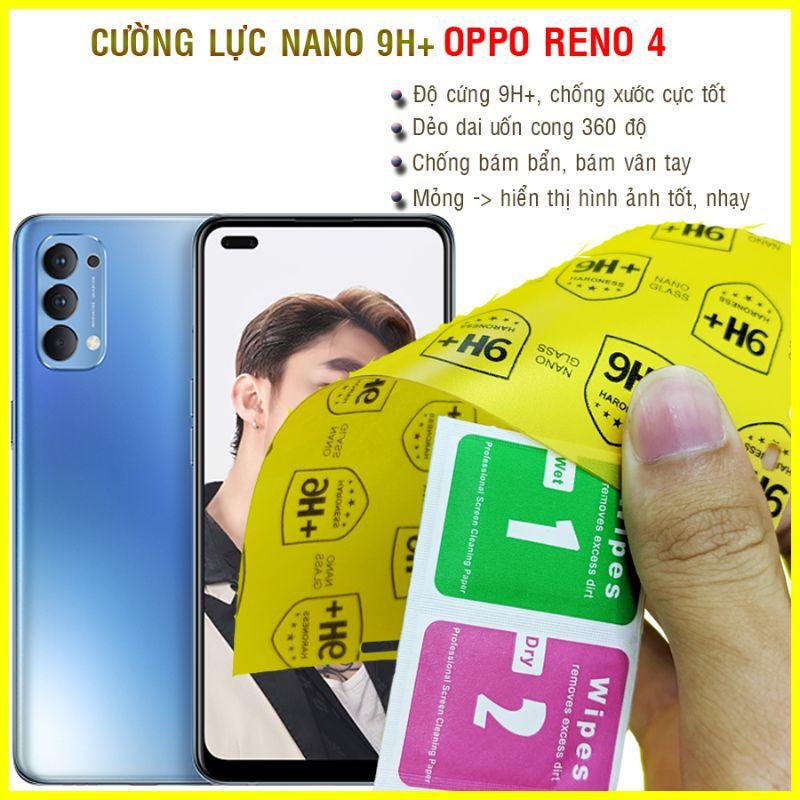 Dán cường lực dẻo nano dành cho Oppo Reno4
