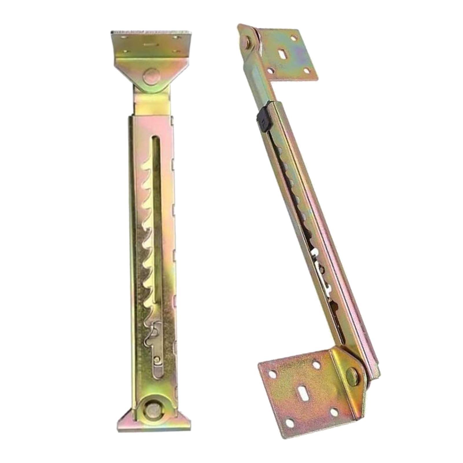 2Pcs Lifting Rod Hinge Hardware 10 Gear Hinge up for Sofa Door Wardrobe