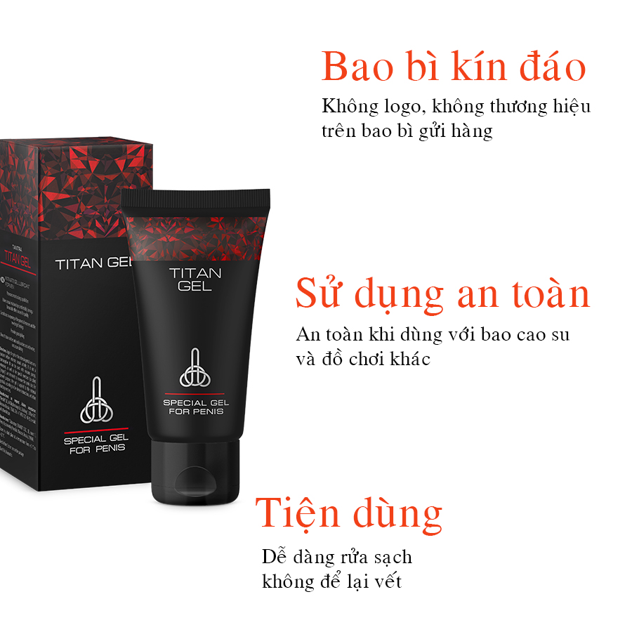 Gel bôi trơn Titan Gel 50ml