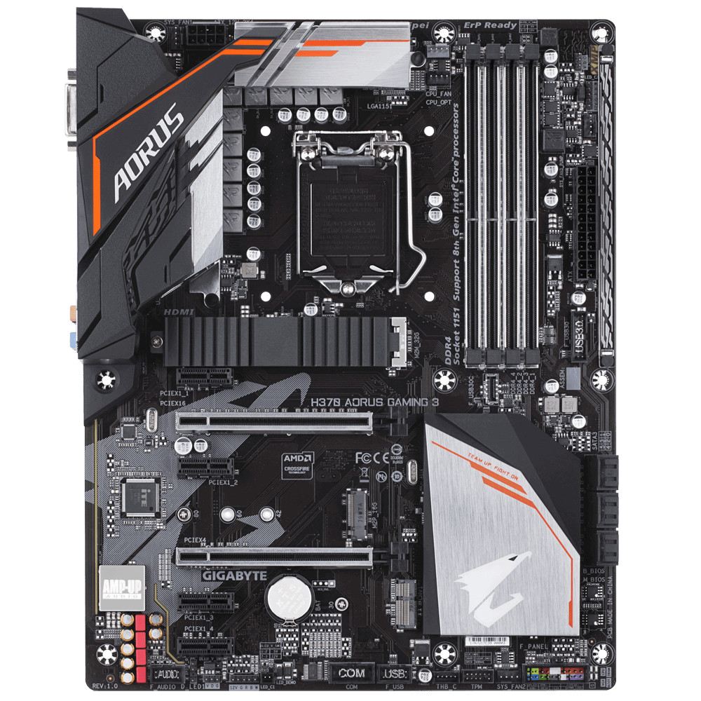 Bo Mạch Chủ Mainboard GIGABYTE H370-Aorus Gaming 3 (SK1151) - Hàng Chính Hãng