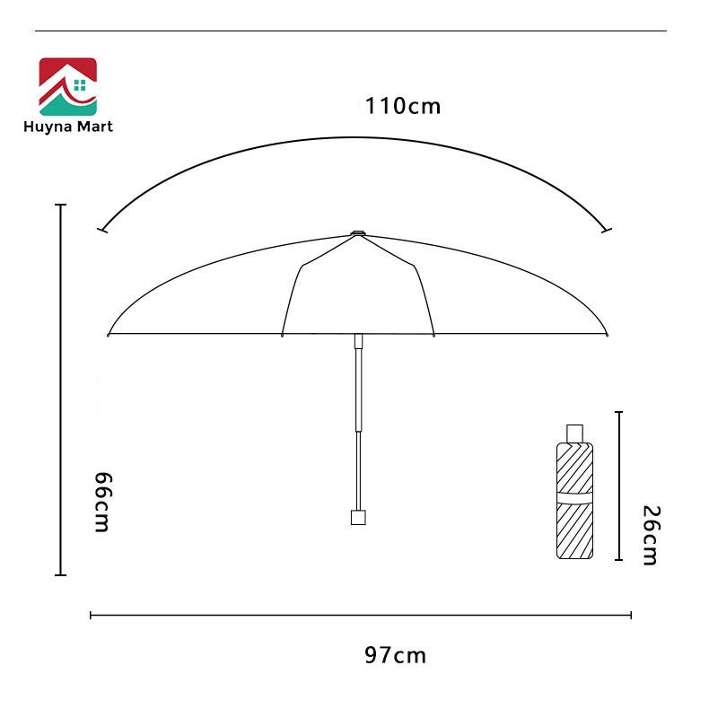 Ô Dù Hoa Cúc Họa Mi Gấp Gọn Thời Trang Che Nắng Mưa Chống Tia UV ODUHOACUC - Shop Tongkhohuyhoang168