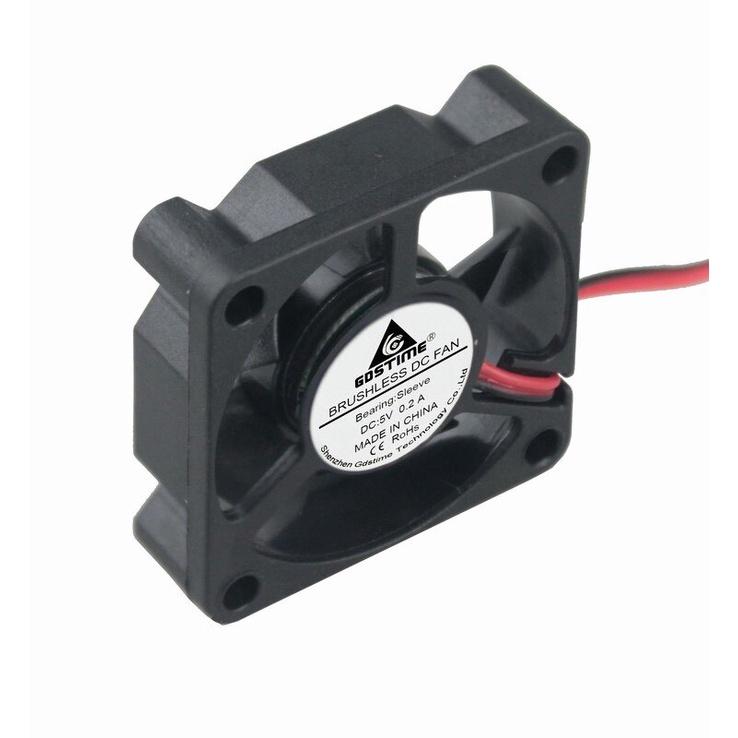 Gdstime 1 Pieces 2Pin 2.0 DC 5V 35mmx35mmx10mm Brushless Cooling Fan 35mm x 10mm 3510 Mini Cooler 3.5cm 35x35x10mm