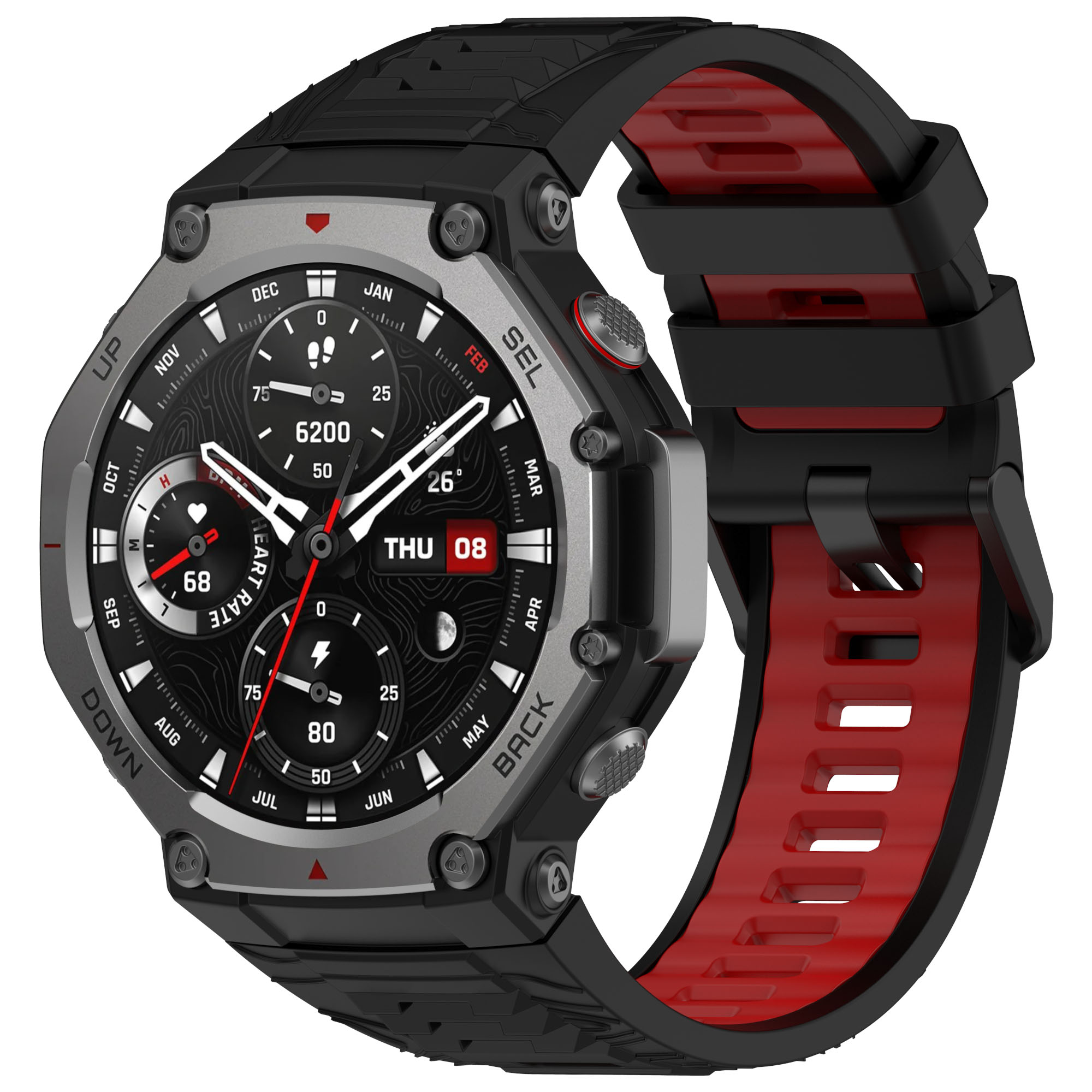 Dây Silicone Hai Màu cho Amazfit T-Rex 3 - Hàng Chính Hãng