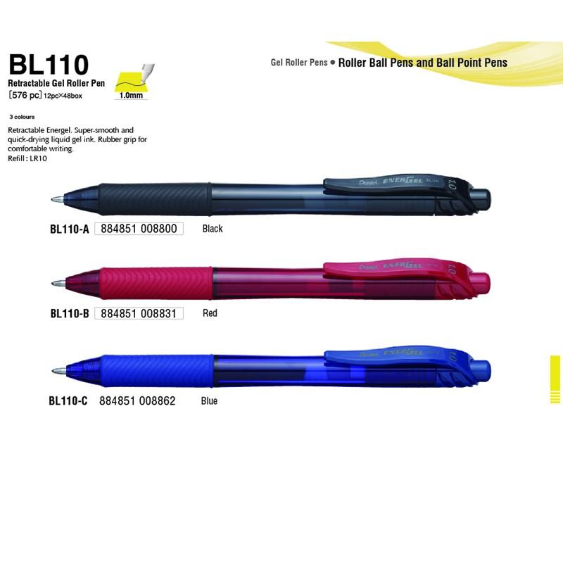 Bút mực gel Energel néy 1.0mm Pentel/BL110