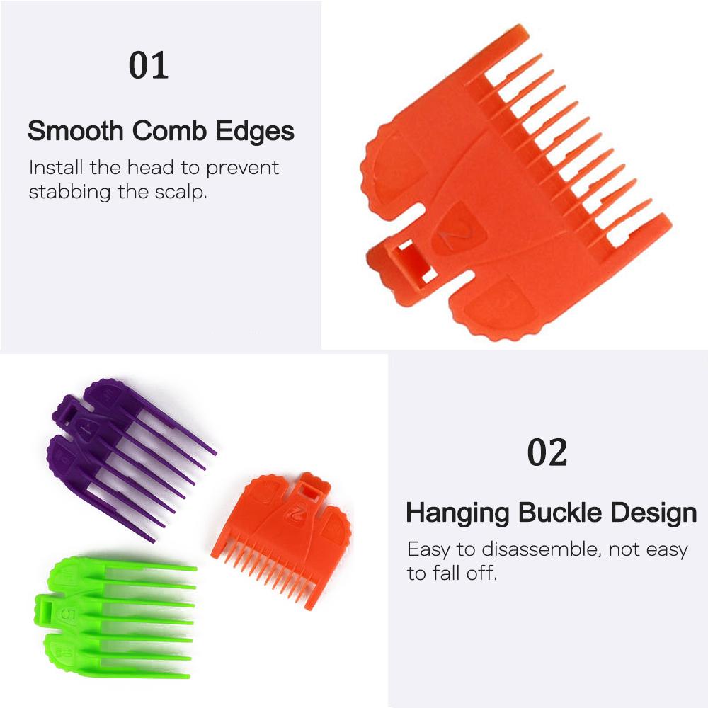 Bộ 8 cái lượt gắn tông đơ được làm bằng vật liệu PP, thiết thực và dế lắp ráp