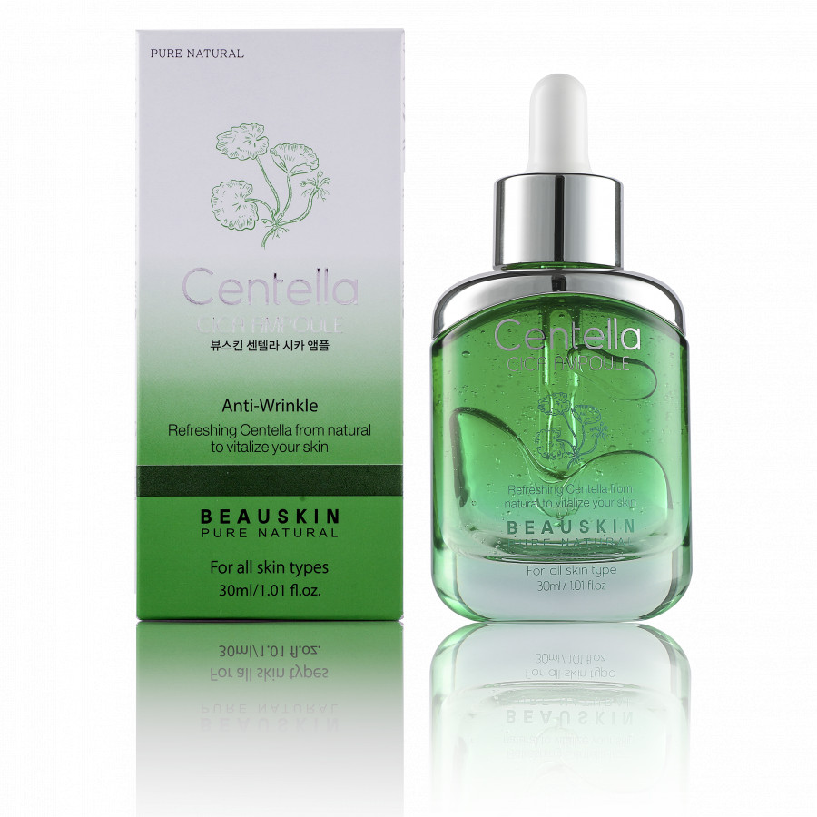 Tinh chất tái tạo làm trắng và mờ thâm sẹo Beauskin Centella Cica - Hàn Quốc Chính Hãng