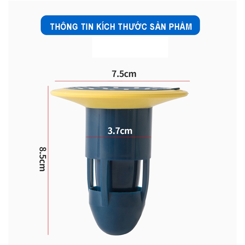 Bịt cống chặn mùi hôi cống. Bộ nắp phễu thoát sàn chống trào ngược ngăn côn trùng khử mùi đường