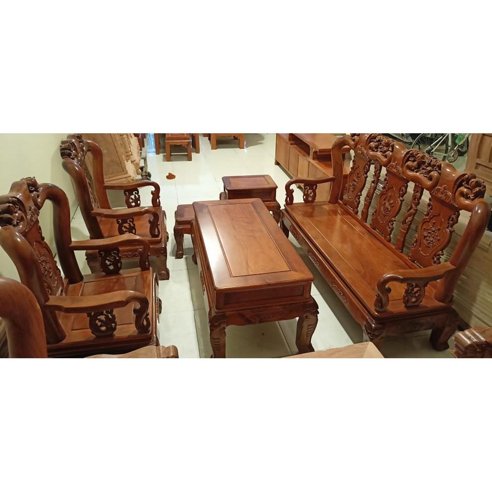 bộ bàn ghế đào gỗ hương lào