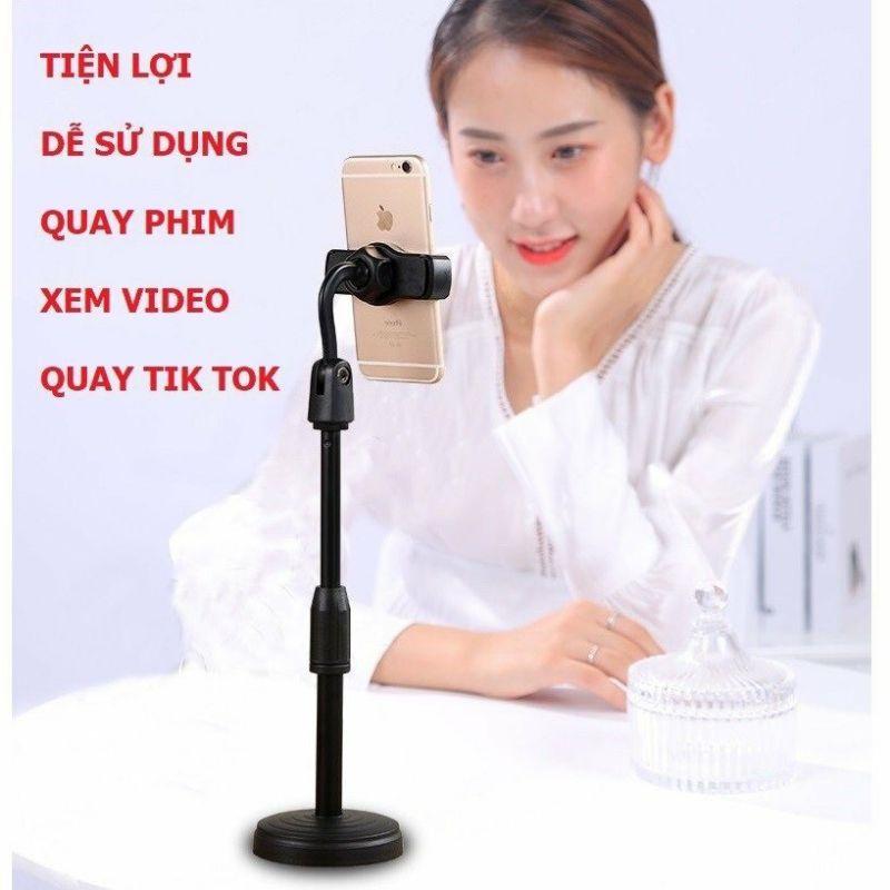 Giá Đỡ Điện Thoại Livestream, Xem Video, học online Xoay 360 Độ