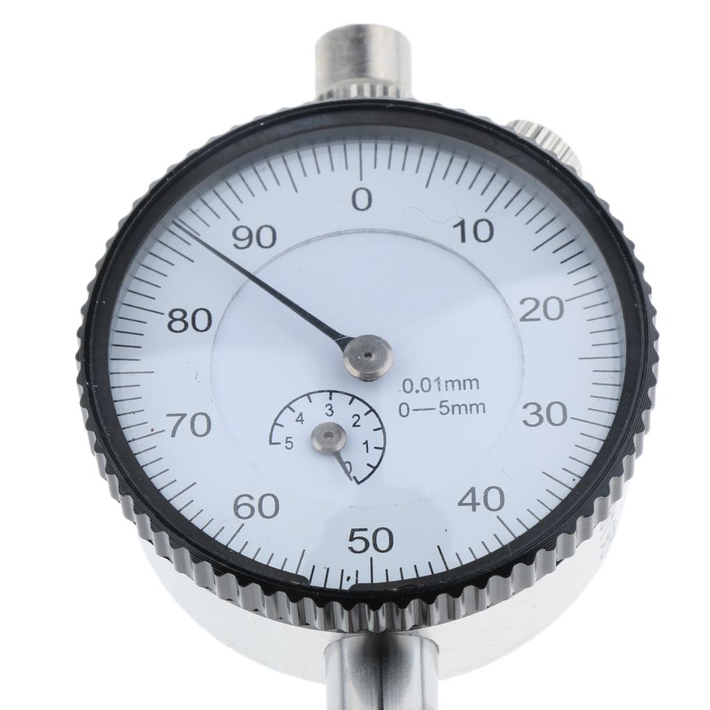 Độ Chính Xác Cao 0-5 Mm Phạm Vi Đo Mặt Số Đo 0.01 Mm Độ Chính Xác