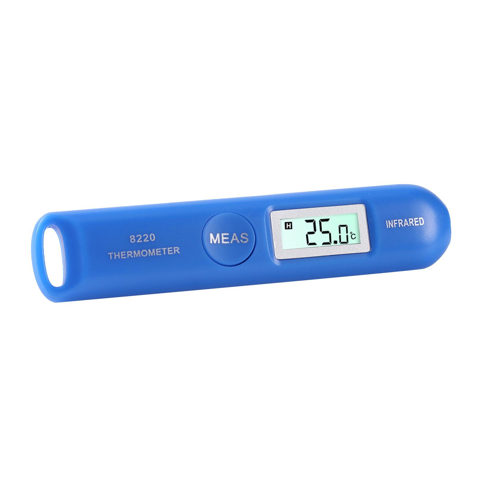 Bút đo nhiệt độ với màn hình hiển thị LCD Máy dò nhiệt độ hồng ngoại kỹ thuật số mini 8220 nhỏ gọn & di động