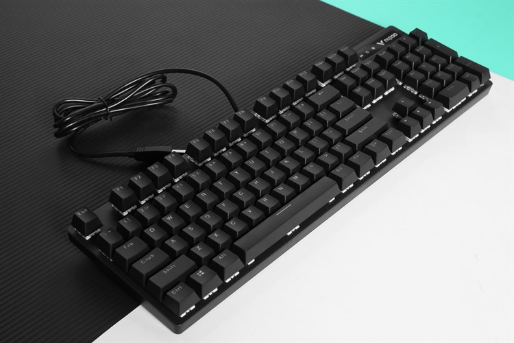 Bàn Phím Cơ Rapoo V500 Pro USB Yellow Blue - Hàng chính hãng Nam Thành phân phối
