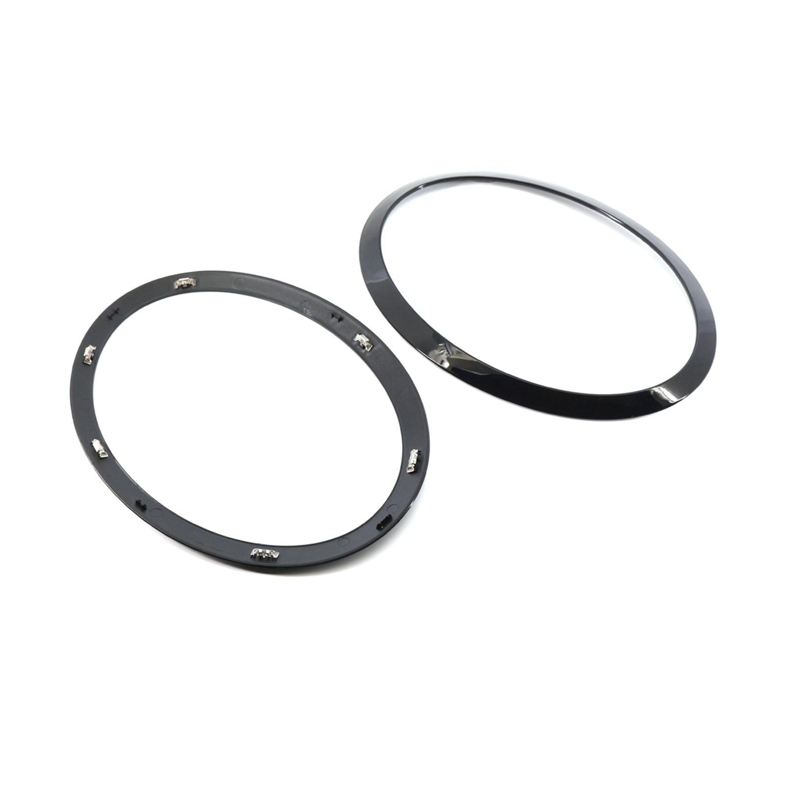 Scratch Headlight Chrome Headlight Surround ,Direct Replaces Spare Parts, Durable Accessory, Headlight Bezel
