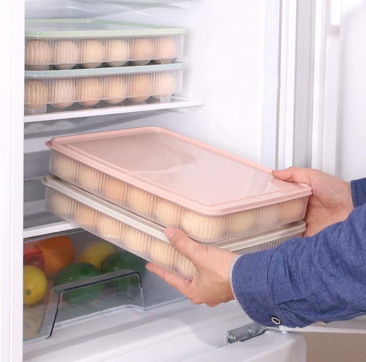 Hộp Đựng Trứng 1 Tầng 24 Quả Tiết Kiệm Diện Tích - Free Ship Toàn Quốc