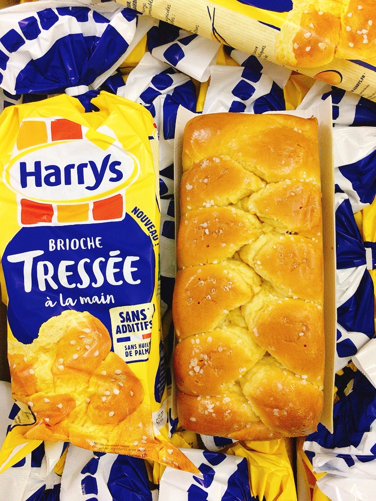 Combo 5 bánh mì Hoa cúc Harrys Brioche Tressée 500g